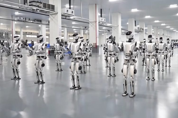 China Melaju Kencang Dalam 3 Bulan Target 5.000 Robot Humanoid Lahir