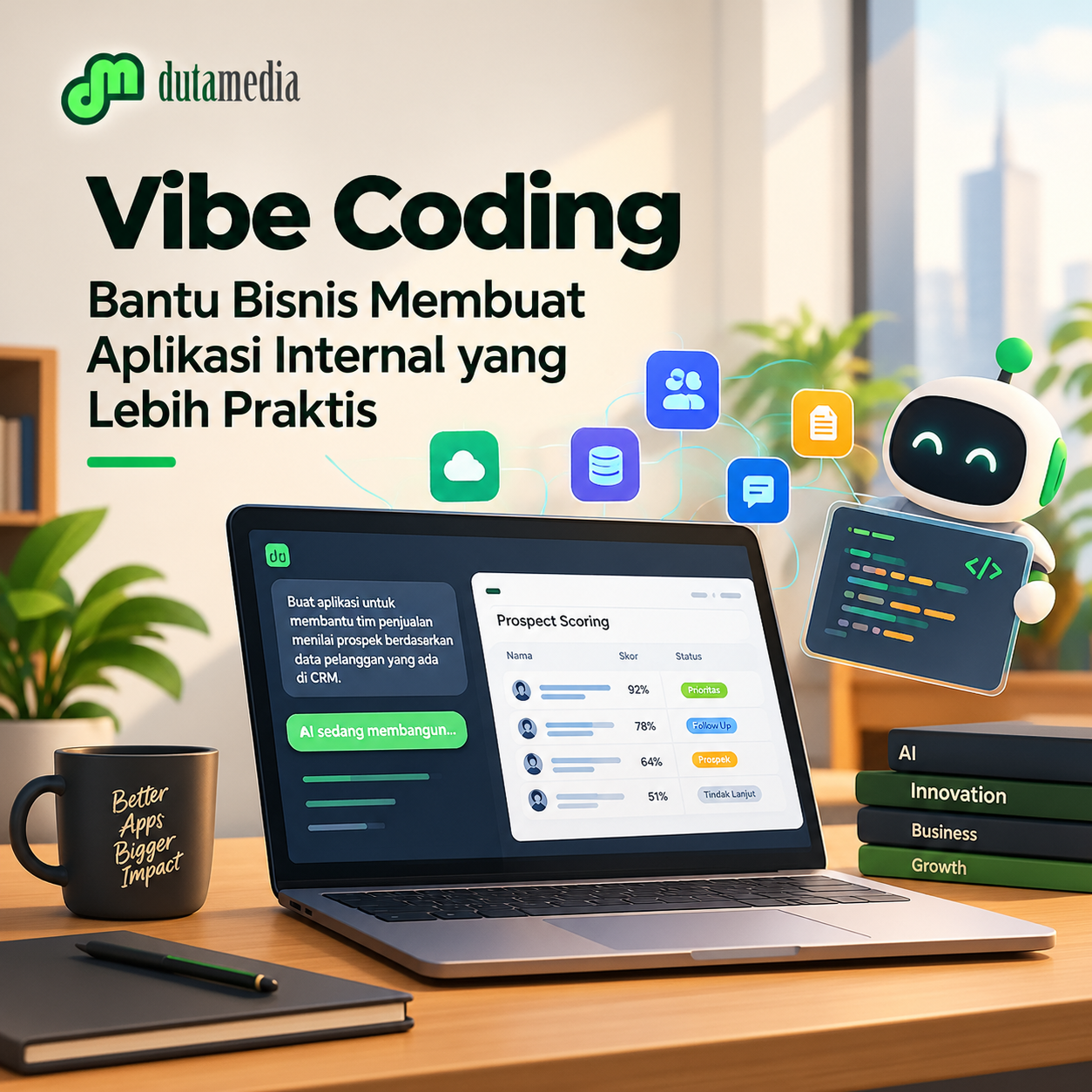 Vibe Coding Bantu Bisnis Membuat Aplikasi Internal yang Lebih Praktis