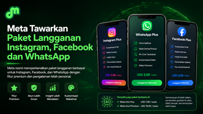 Meta Siapkan Layanan Berbayar untuk Instagram Facebook dan WhatsApp
